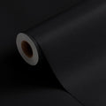 FUKU MON 23.6" X 393" Black Wallpaper Peel and Stick Contact Paper Solid by MeetyourallDIYneeds