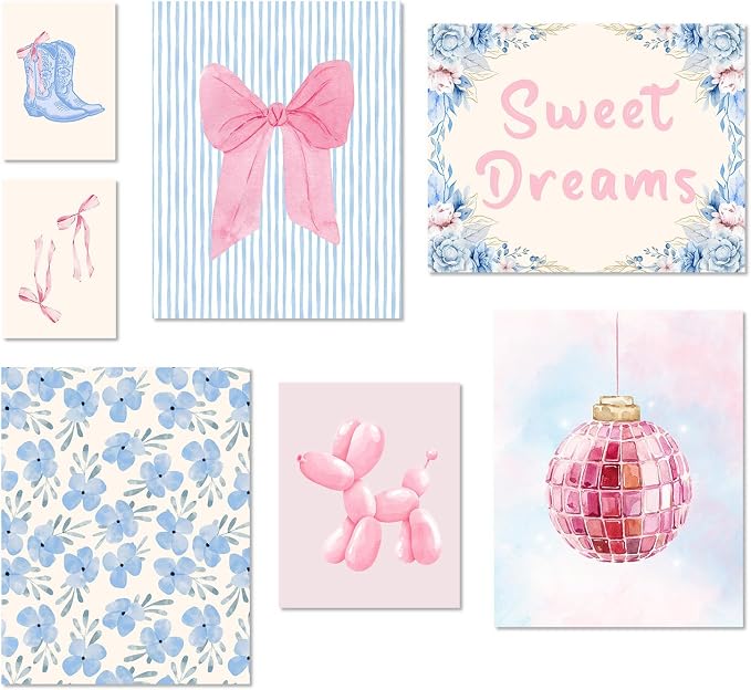 Habseligkeit Pink Posters for Room Aesthetic, Cute Wall Art Prints, Wall Decor - Image 7