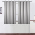 LEMOMO Blackout Curtains 52 x 45 inch/Light Grey Curtains Set of 2 by Lemomo