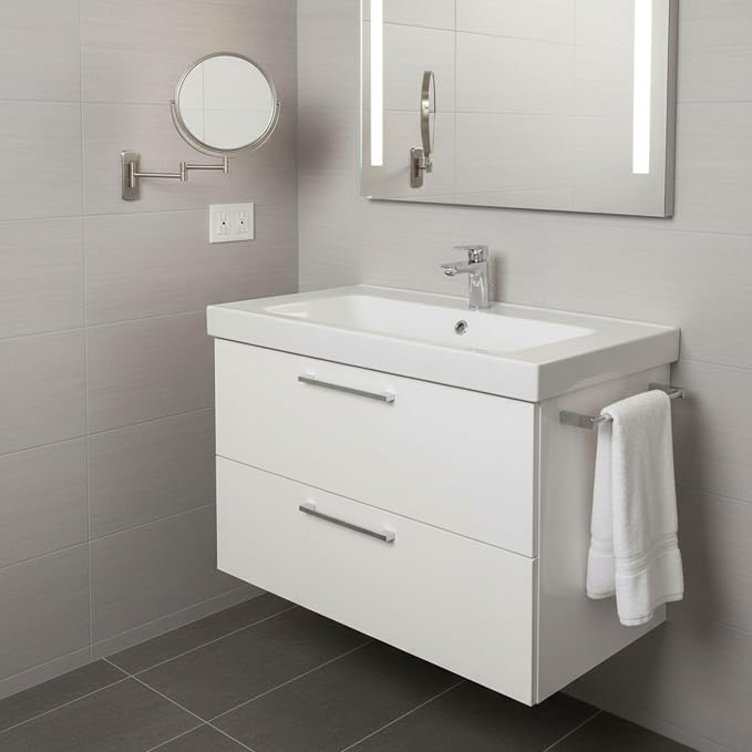 JERDON Wall-Mounted Magnifying Mirror - Image 7