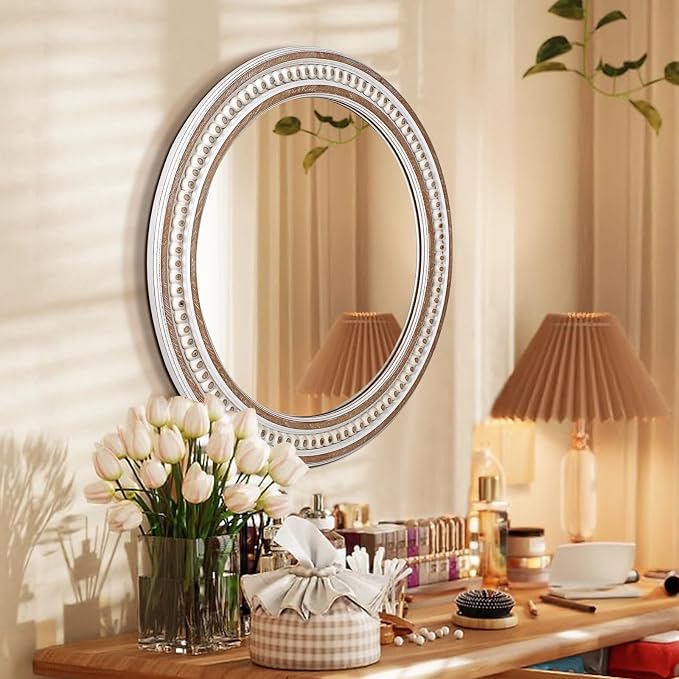 24 Inches Rustic Round Wall Mirrors - Image 3