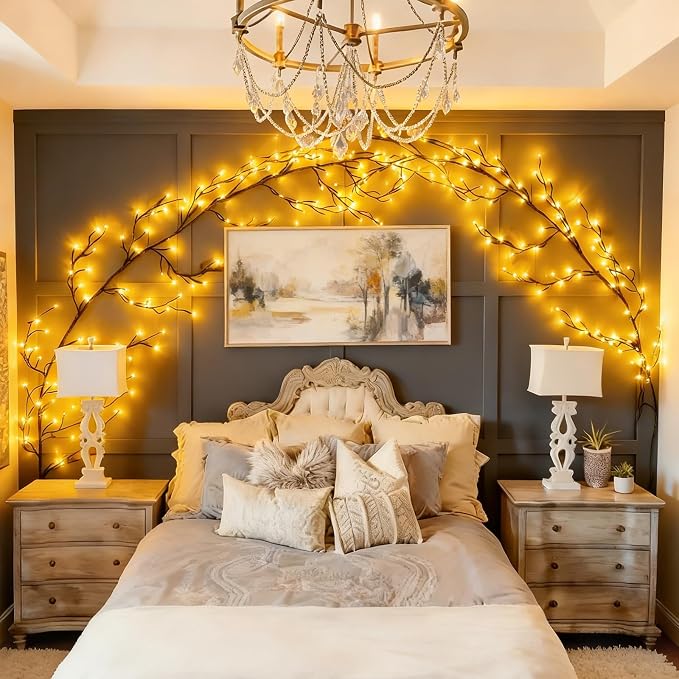 Enchanted Willow Vine Lights for Wall: 7.5FT led Twinkling Tree Branch Light - Image 3