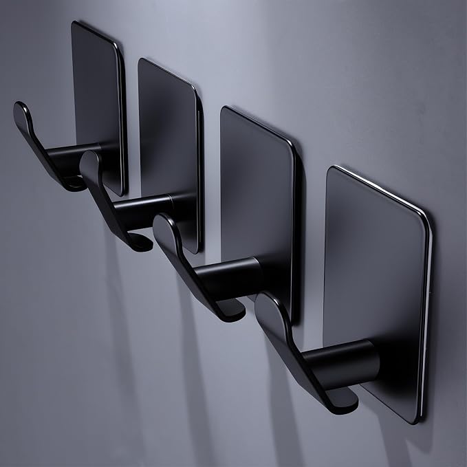 DELITON 4 Pack Adhesive Hooks - Image 2