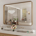 LOAAO 55X36 Inch Bathroom Mirror by LOAAO