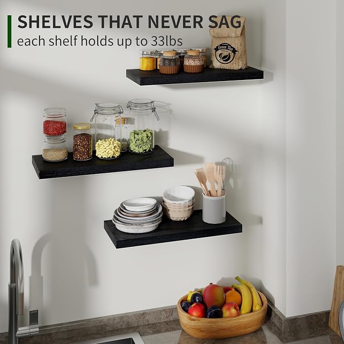 Marsmiles Wood Floating Shelves - Image 5
