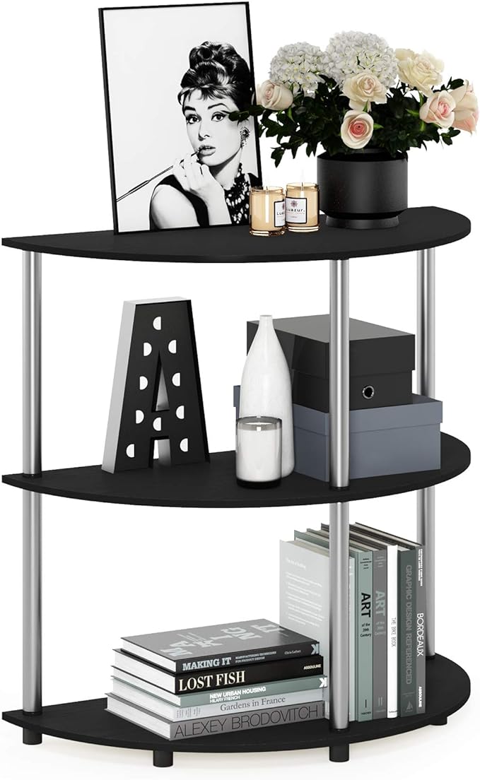 Furinno Frans Turn-N Half Round Console Table by Furinno-FitsYourSpaceFitsYourBudget