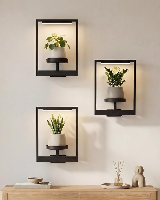 Bamworld Hanging Planters for Indoor Plants Wall Decor Outdoor Living Room - Image 7