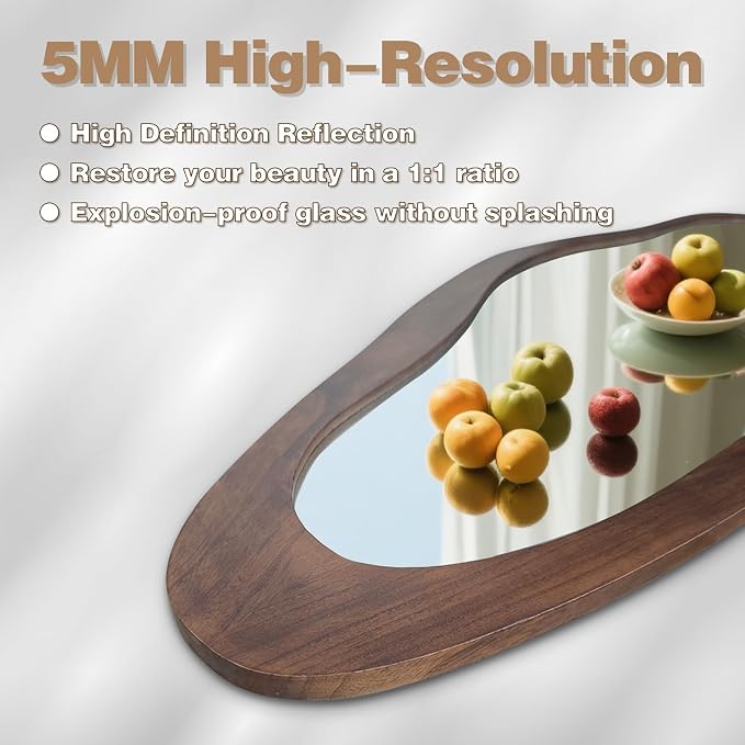 Irregular Full Length Mirror, Large Asymmetrical Wall Mirrors - Image 7