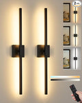 Rayogale 36 Inch 8000mAh Rechargeable Battery Operated Wall Sconce Set of Two by Rayogale