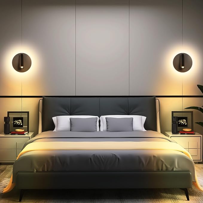 ZEROUNO Hardwired Sconces Wall Mounted Reading Lights - Image 8