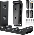 OHIYO 6 PCS Heavy Duty Folding Wall Hooks, Sturdy Black Wall Mounted Hooks by OHIYO