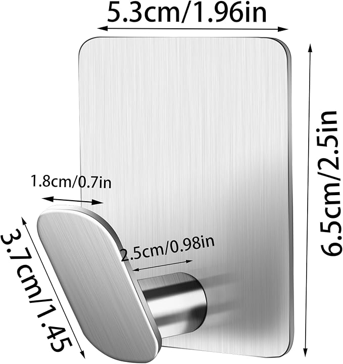 DELITON Towel Hooks for Bathrooms - Image 5