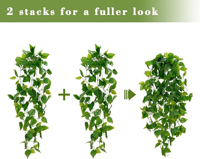 BLEUM CADE 1pcs Fake Hanging Plants Kit - Image 7