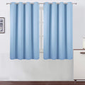 LEMOMO Blackout Curtains 52 x 45 inch/Sky Blue Curtains Set of 2 Panels/Thermal by Lemomo