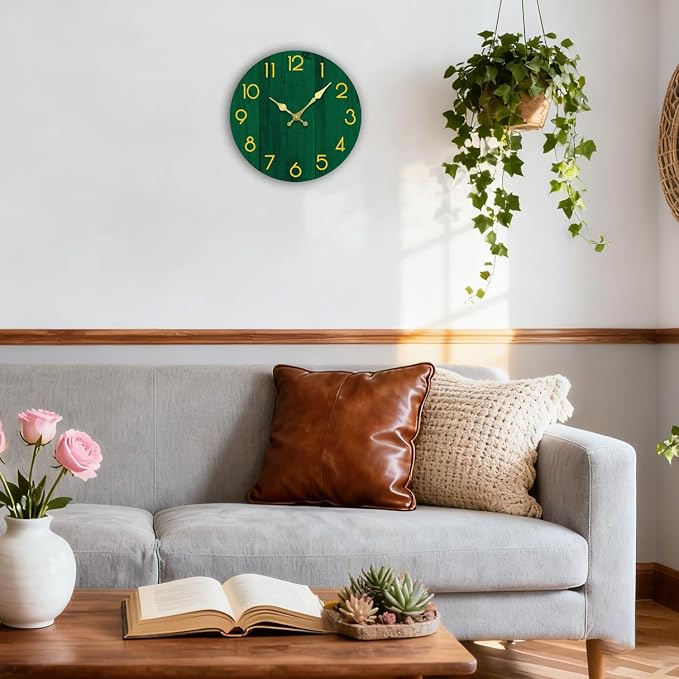 Wall Clock, Modern Wall Clocks Battery Operated, Silent Non Ticking Clock - Image 6
