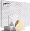 Sound Proof Foam Panels for Walls, 18 Pack Self-Adhesive Acoustic Panels by Woovio