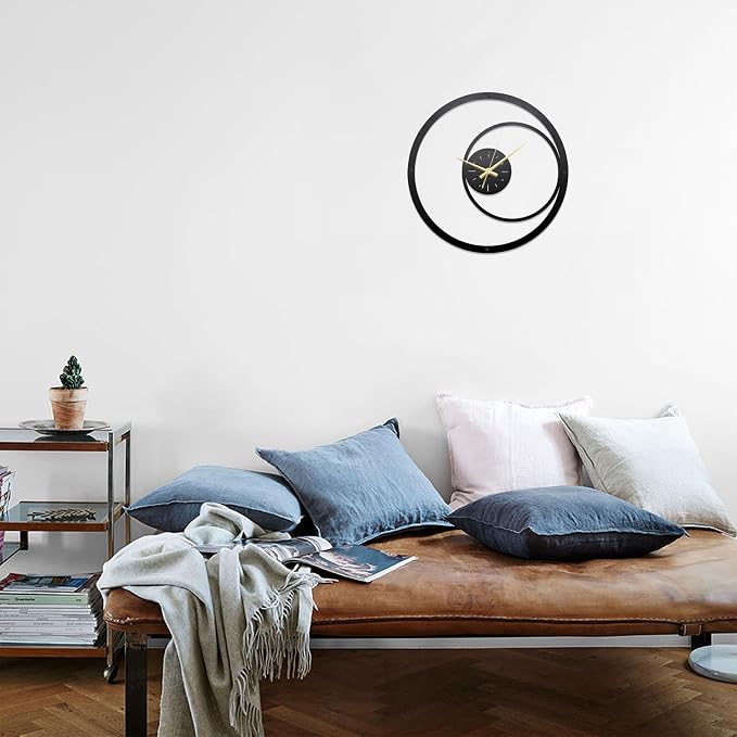 Minimalist Metal Wall Clock - Image 7