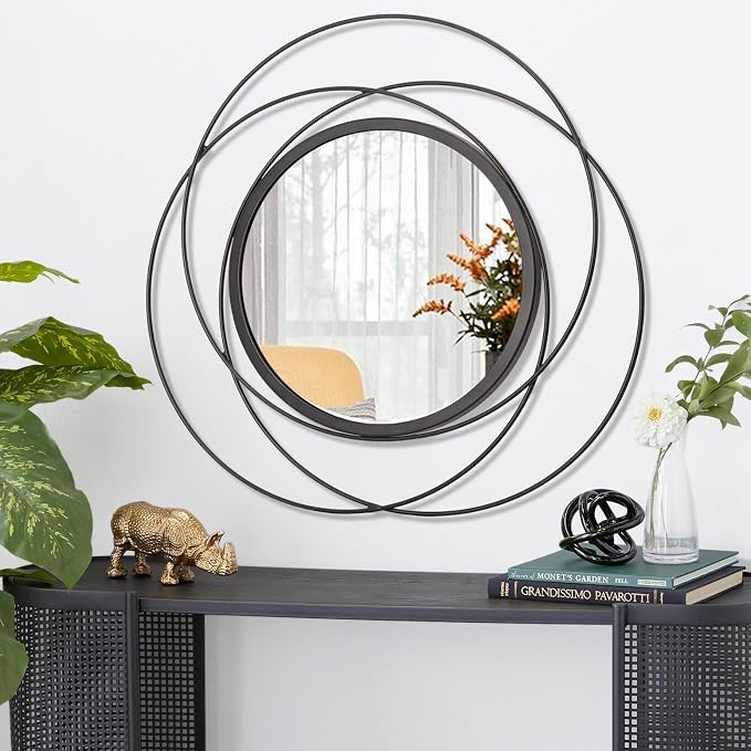Round Decorative Wall Mirror, Art Small Round Wall Home Mirror, Decor Living - Image 2
