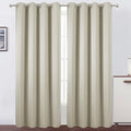 LEMOMO Blackout Curtains 66 x 84 inch/Light Beige Curtains Set of 2 by Lemomo