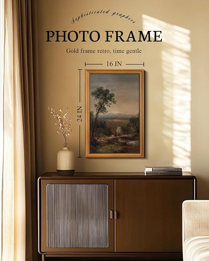 VIYYIEA Vintage Large Framed Wall Art - Image 2
