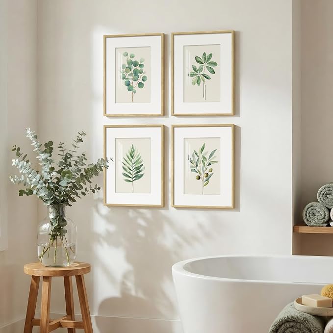 Framed Sage Green Botanical Wall Art - Image 2