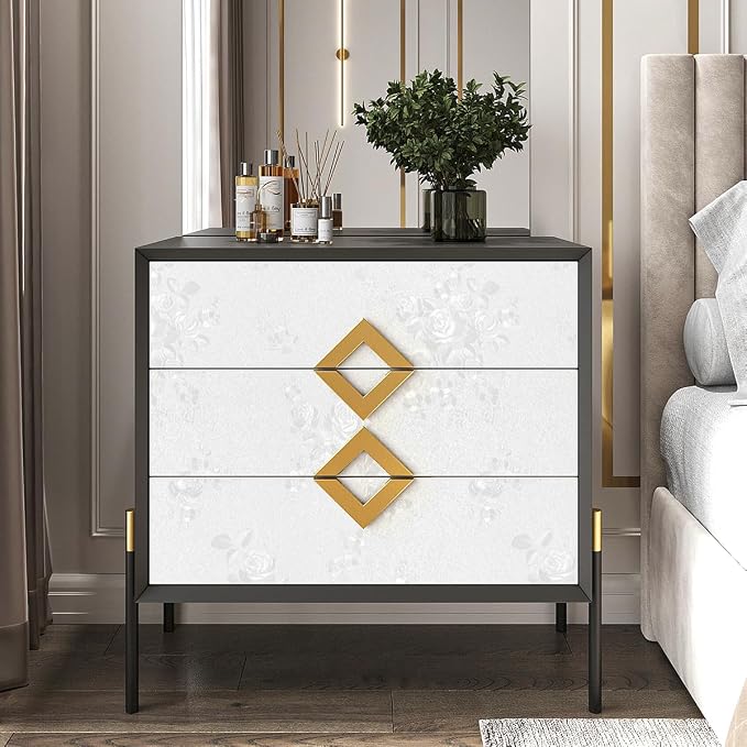 Erfoni White Embossed Peel and Stick Wallpaper Textured Floral Contact Paper - Image 7