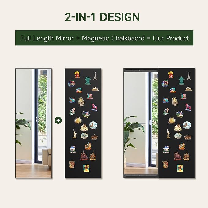 SELEAD 2-in-1 Magnetic Chalkboard - Image 2