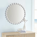 Madison Park Round Mirror, Metal Frame Circle Mirror 27 inch, Wall Art Decor by MADISONPARK