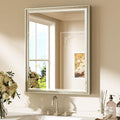 Keonjinn 24" x 30" Brushed Nickel Mirrors by Keonjinn