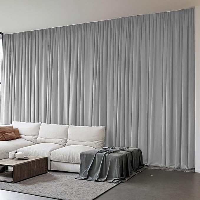 Extra Wide Blackout Curtains Room Separator by Grichril