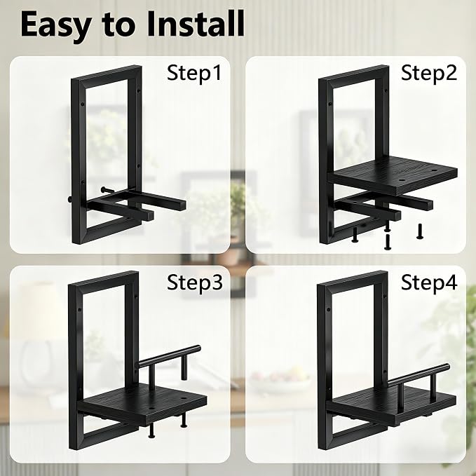 Sbosbo Floating Shelves for Wall, Plant Shelf Indoor, Wall Planters for Indoor - Image 4