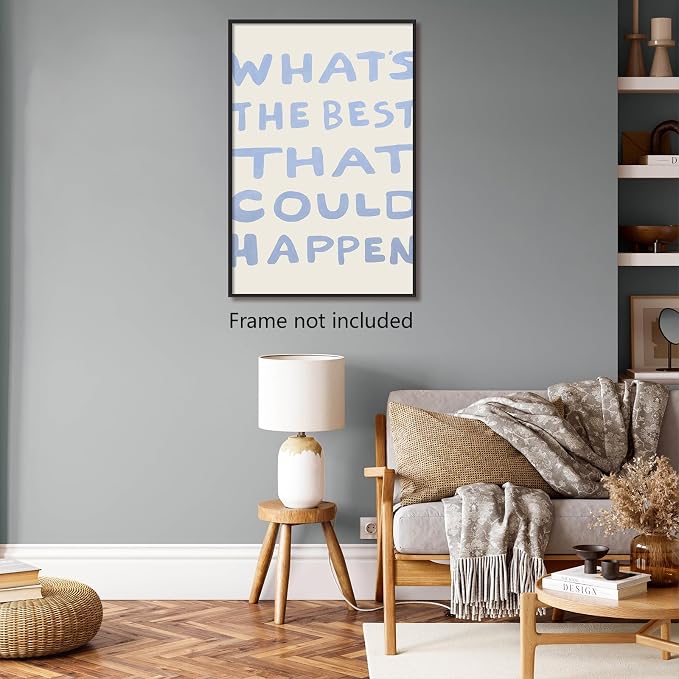 Yaasilinage Daily Reminder Positive Canvas Wall Art, Positive Affirmations Wall - Image 8