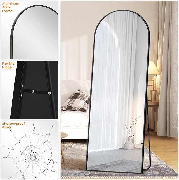TRAHOME Full Length Arched Mirror, Living Room, Dressing Room - Image 8