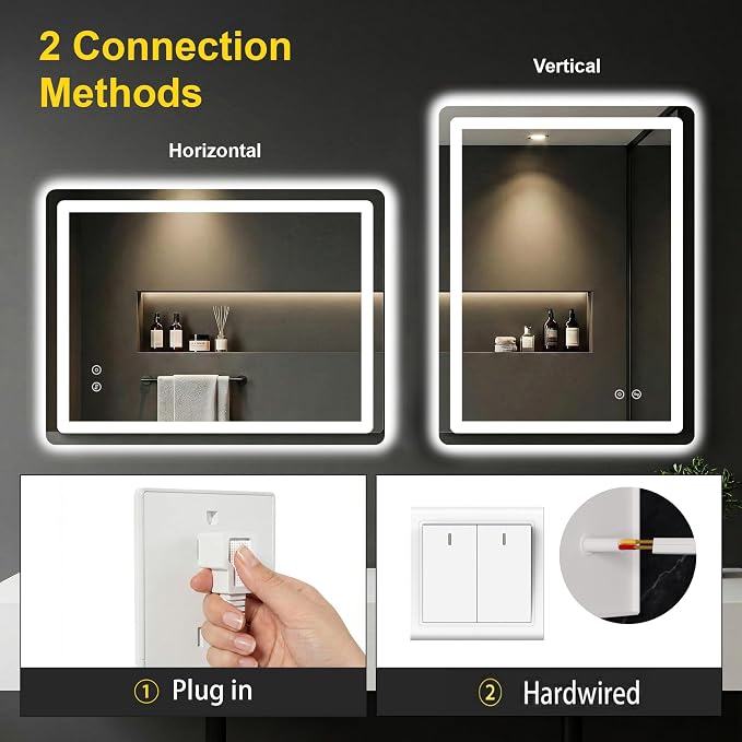LED Bathroom Mirror with Lights - Image 8