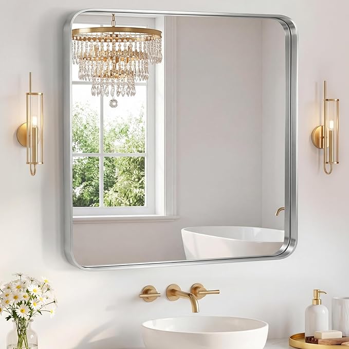 NEWBULIG 36X36 Inch Bathroom Mirror by NEWBULIG