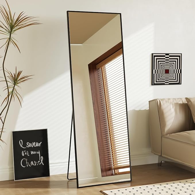 Sweetcrispy 58"x19" Full Length Mirror, Leaning or Standing Full Body Mirror by Sweetcrispy