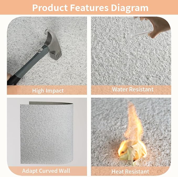 6” x 12” Faux Stone 3D Wall Panels, Clay Manufactured Raised Textured Paneling - Image 3
