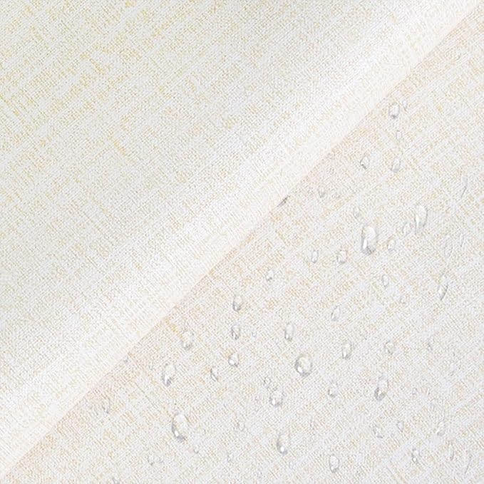 Yancorp 15.7"x787"/65.6' Textured Fabric Wallpaper Faux Grasscloth Peel and - Image 2
