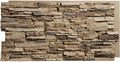 EverStone Canyon Ridge Faux Stone Panel, 45 3/4"W x 24 1/2"H x 1 1/4"D by EkenaMillwork