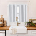 RYB HOME 100% Blackout Short Curtains by RYBHOME