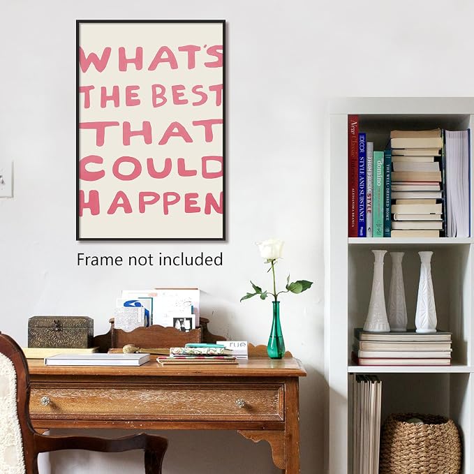 Yaasilinage Daily Reminder Positive Canvas Wall Art, Positive Affirmations Wall - Image 8