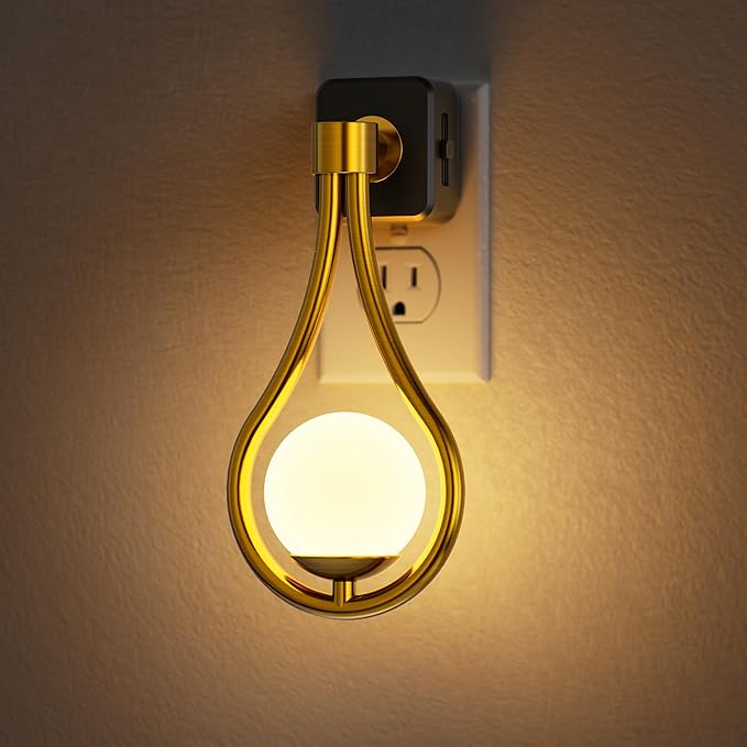 Briignite LED Night Light, Night Lights Plug into Wall, 0-100LM Dimmable by WelcometoBriigniteenjoyyourtimehere