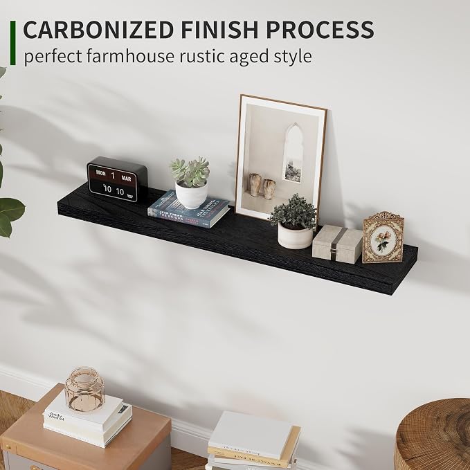 Marsmiles Wood Floating Shelves - Image 5