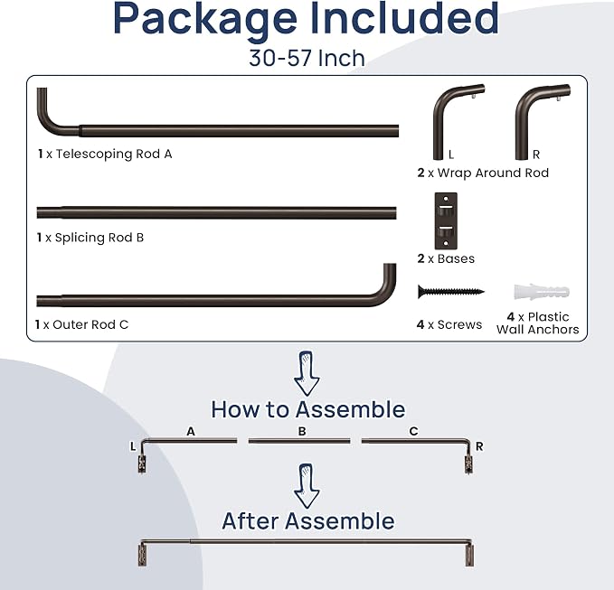 ENJOYBASICS Blackout Curtain rod - Image 8