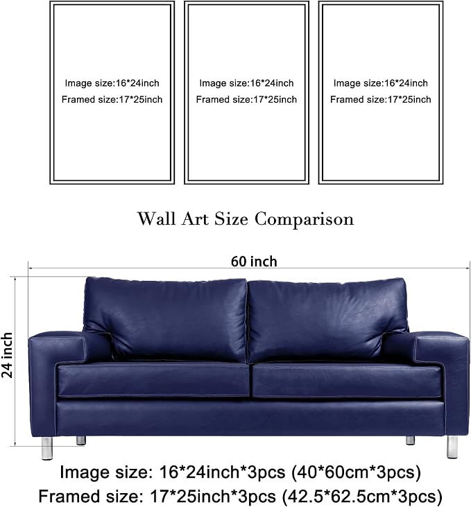 Wieco Art Large Size Framed Art Canvas Art Prints Wall Art the Cloud Tree - Image 5