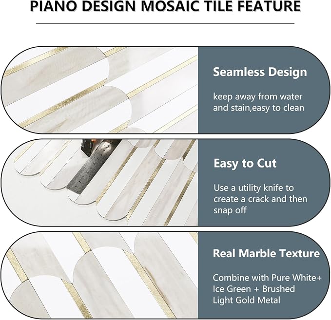 Vamos Tile Peel and Stick Backsplash Seamless Tile - Image 6