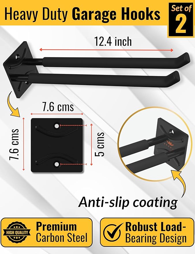 Ladder Hangers for Garage Wall - Image 2