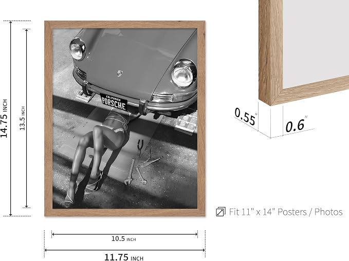 Poster Master Woman Under Classic Car Poster - Image 3