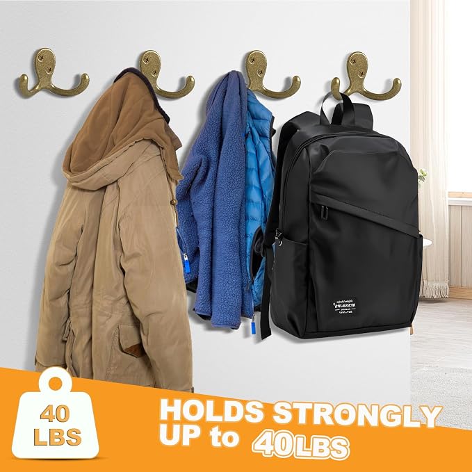 CBWLWJ 25 Pack Coat Hooks Wall Hooks - Image 3