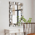 Chende Large Wall Mirrr with 3D Glass Frame, Modern Living Room Mirror by ChendeMirror